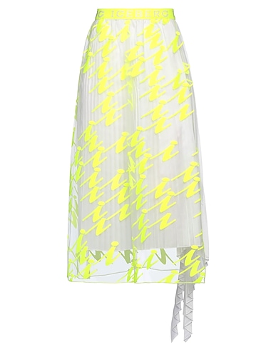ICEBERG Midi skirt Yellow 100% Polyester