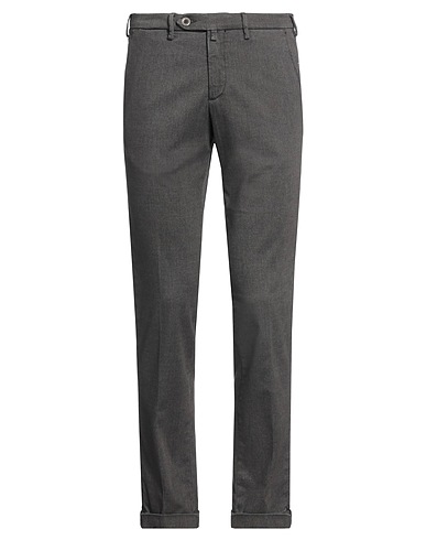 B SETTECENTO Casual trouser Dark brown 75% Cotton, 23% Polyester, 2% Elastane