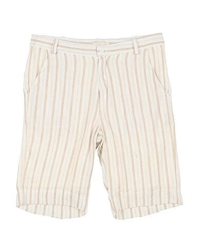 LALALÙ Shorts & Bermuda White 63% Linen, 37% Viscose