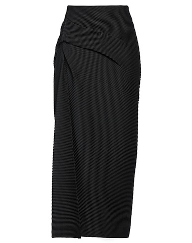 DEL CORE Long skirt Black 100% Polyester