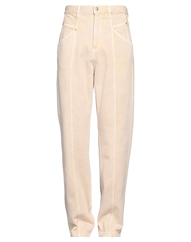 ISABEL MARANT Denim pants Beige 100% Cotton