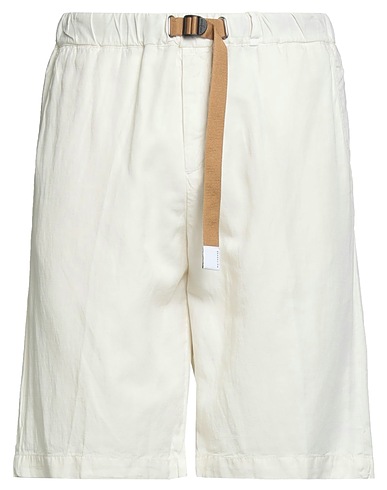 WHITE SAND Shorts & Bermuda Cream 59% Lyocell, 23% Linen, 18% Cotton