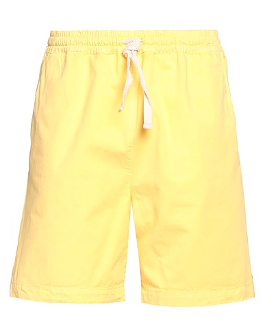 DRÔLE DE MONSIEUR Shorts & Bermuda Yellow 100% Cotton