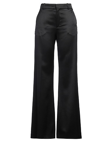 CHLOÉ Casual trouser Black 53% Wool, 47% Silk, Ramie