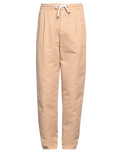 BRUNELLO CUCINELLI Pantalone Beige 54% Lino, 46% Cotone
