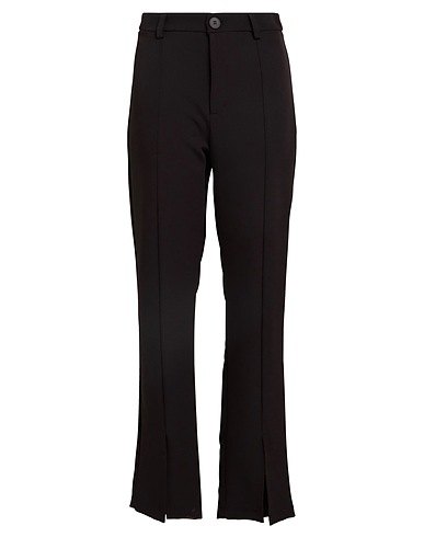 VANESSA SCOTT Casual trouser Black 90% Polyester, 10% Elastane