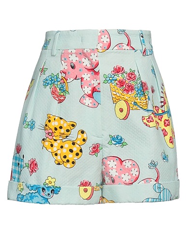 MOSCHINO Shorts & Bermuda Sky blue 100% Cotton