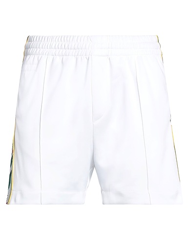 CASABLANCA Shorts & Bermuda White 53% Polyester, 47% Cotton, Viscose