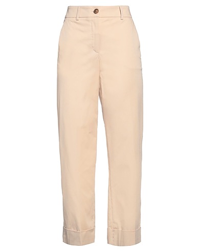 CAPPELLINI by PESERICO Casual trouser Beige 97% Cotton, 3% Elastane