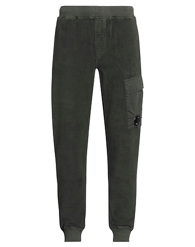 C.P. COMPANY Pantalone Verde militare 100% Cotone