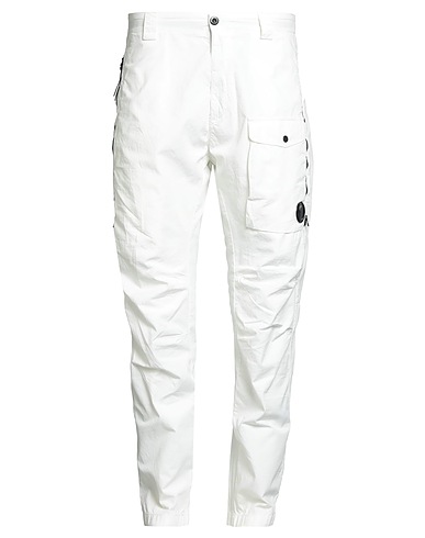 C.P. COMPANY Casual trouser White 100% Cotton