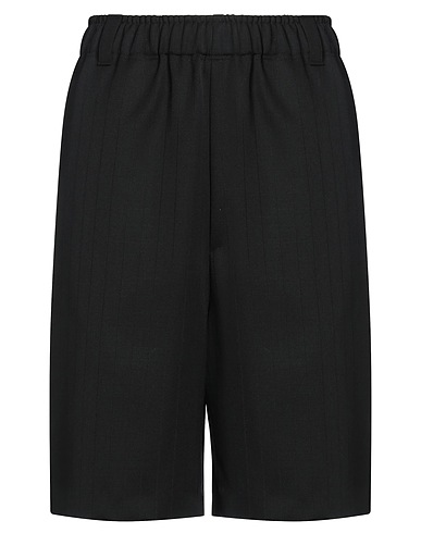 JACQUEMUS Shorts & Bermuda Black 100% Wool
