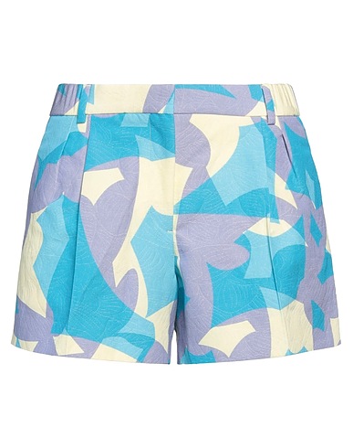 VIKTOR & ROLF Shorts & Bermuda Sky blue 48% Cotton, 47% Viscose, 5% Acrylic