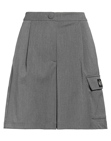 ARMANI EXCHANGE Shorts & Bermuda Grey 62% Polyester, 34% Viscose, 4% Elastane