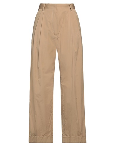 DRIES VAN NOTEN Pantalone Khaki 100% Cotone