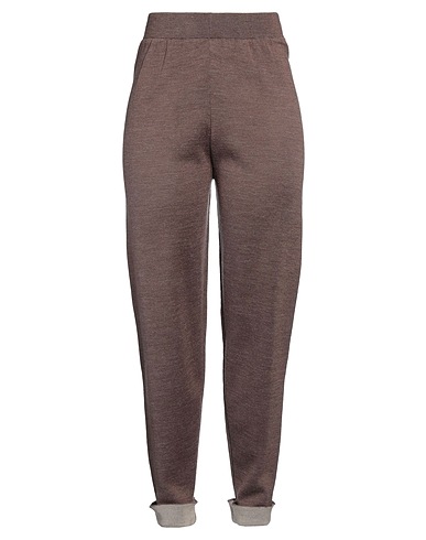 CASHMERE COMPANY Casual pants Khaki 97% Merino Wool, 3% Elastane
