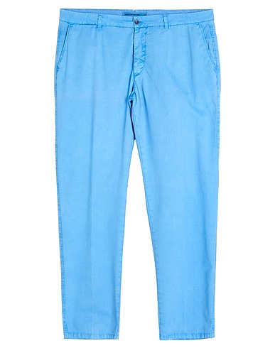 HARMONT & BLAINE Casual pants Light blue 93% Cotton, 7% Elastane