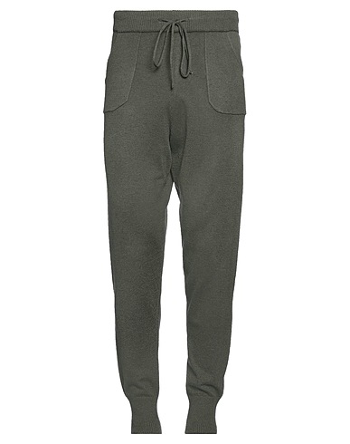 CASHMERE COMPANY Casual pants Military green 70% Wool, 30% Cashmere
