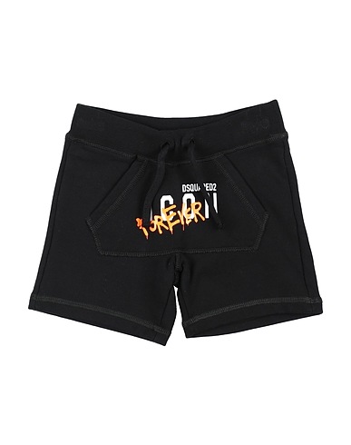 DSQUARED2 Shorts & Bermuda Black 100% Cotton, Elastane