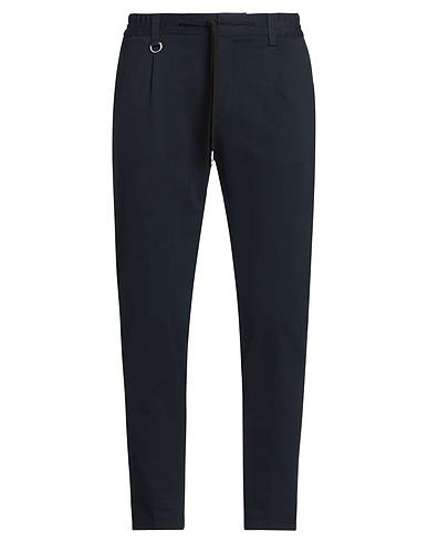 PAOLO PECORA Pantalone Blu notte 53% Viscosa, 40% Poliammide, 7% Elastan