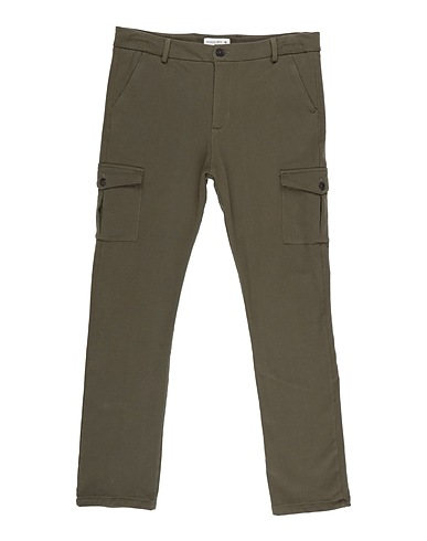 MANUEL RITZ Casual pants 98% Cotton, 2% Elastane