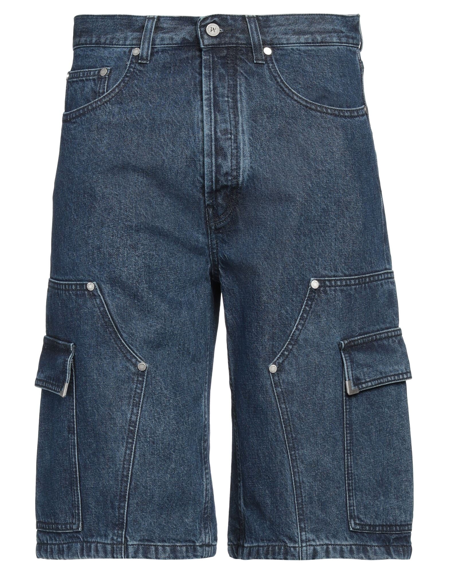 PALM ANGELS - Denim shorts