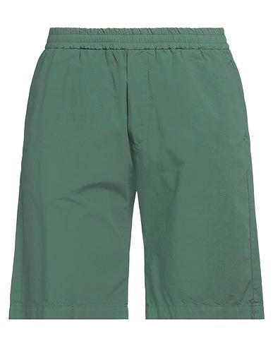 BARENA Shorts & Bermuda Green 97% Cotton, 3% Elastane