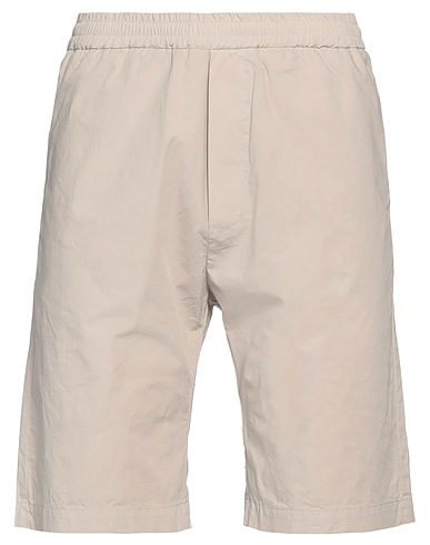 BARENA Shorts & Bermuda Light grey 97% Cotton, 3% Elastane