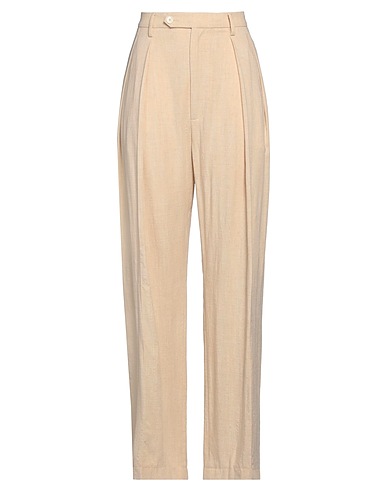BARENA Casual pants Beige 80% Polyester, 20% Linen