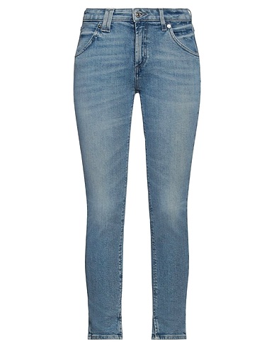 ROŸ ROGER'S Denim pants Blue 97% Cotton, 3% Elastane