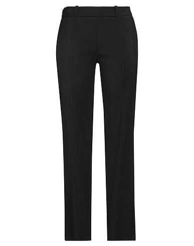 ALAÏA Pantalone Nero 98% Lana, 2% Elastan, Pelle