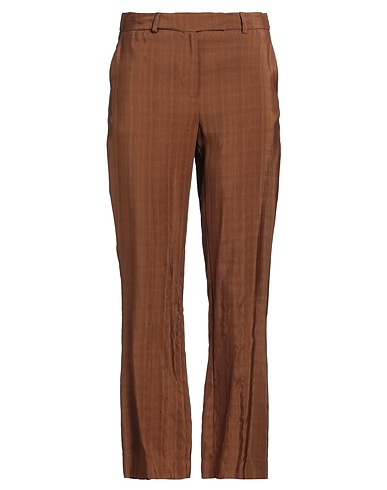 SEMICOUTURE Casual trouser Brown 100% Viscose