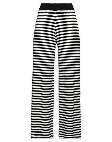 VICOLO Pantalone Bianco 70% Viscosa, 30% Poliestere
