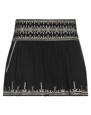 MARANT ÉTOILE Mini skirt Black 100% Cotton