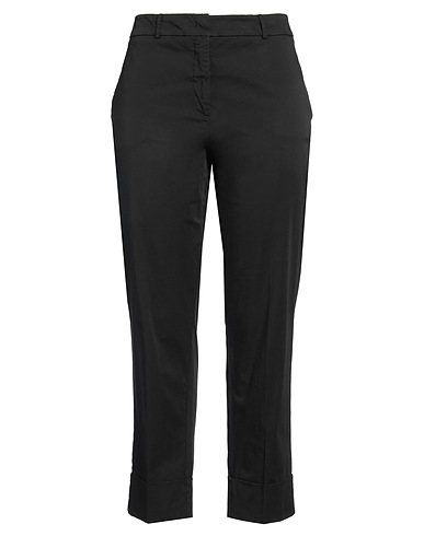 ROSSOPURO Casual trouser Black 97% Cotton, 3% Elastane