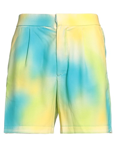 BONSAI Shorts & Bermuda Yellow 99% Virgin Wool, 1% Elastane
