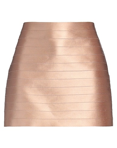 ALBERTA FERRETTI Mini skirt Sand 70% Viscose, 29% Cotton, 1% Polyester