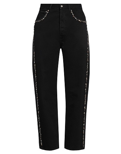 GOLDEN GOOSE Denim trousers Black 100% Cotton
