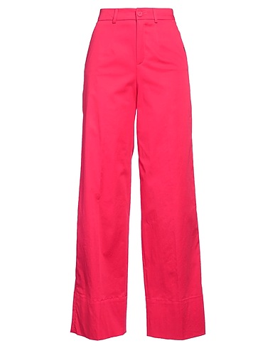 XANDRES Casual trouser Fuchsia 97% Cotton, 3% Elastane
