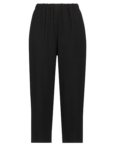 DUŠAN Casual trouser Black 100% Linen