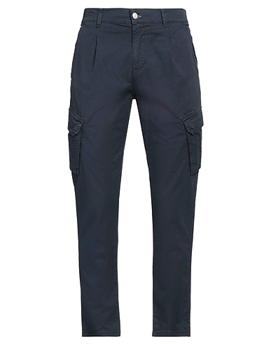 GREY DANIELE ALESSANDRINI Pantalone Blu navy 98% Cotone, 2% Elastan
