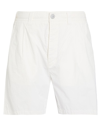 STONE ISLAND Shorts & Bermuda Bianco 100% Cotone