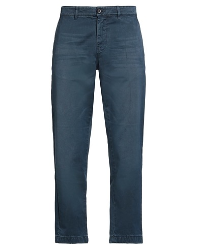 FRANKLIN & MARSHALL Casual trouser Slate blue 100% Cotton