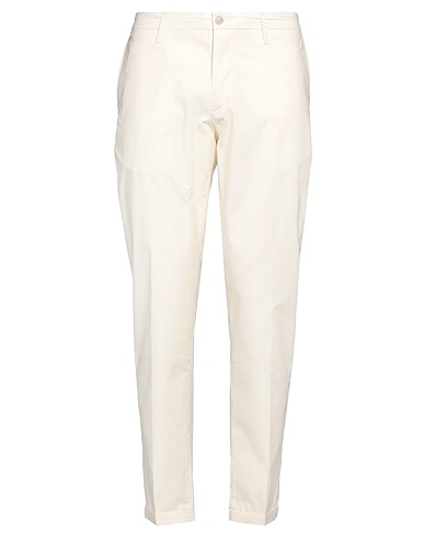 RE_HASH Casual trouser Cream 72% Lyocell, 24% Cotton, 4% Elastane