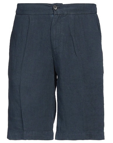 DEVORE INCIPIT Shorts & Bermuda Blu notte 100% Lino