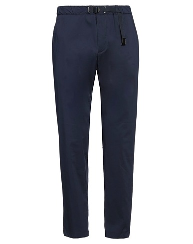 WHITE SAND Casual trouser Navy blue 71% Cotton, 25% Polyamide, 4% Elastane
