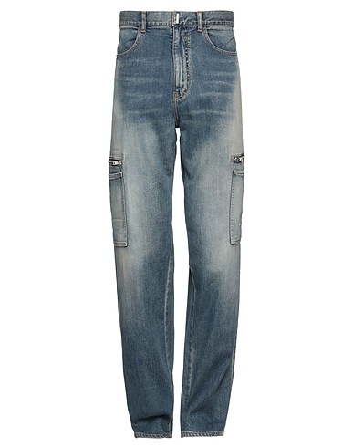 GIVENCHY Denim trousers Blue 99% Cotton, 1% Elastane