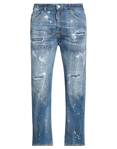 DSQUARED2 Denim trousers Blue 92% Cotton, 6% Elastomultiester, 2% Elastane