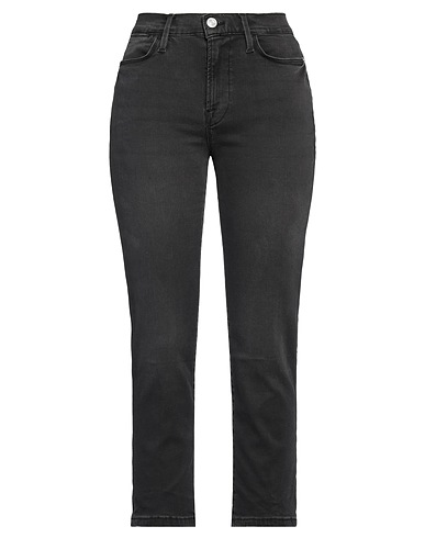 FRAME Denim trousers Black 78% Cotton, 14% Rayon, 6% Polyester, 2% Elastane