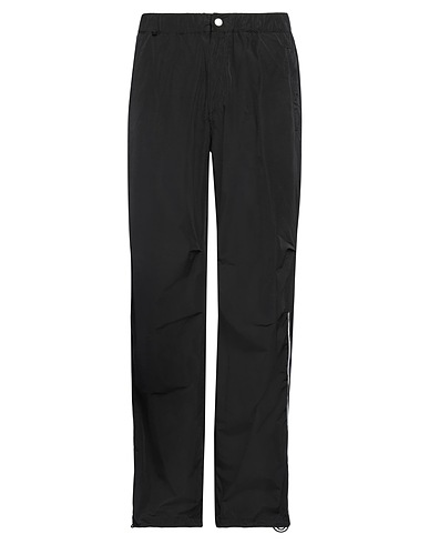 44 LABEL GROUP Casual trouser Black 52% Polyamide, 48% Cotton